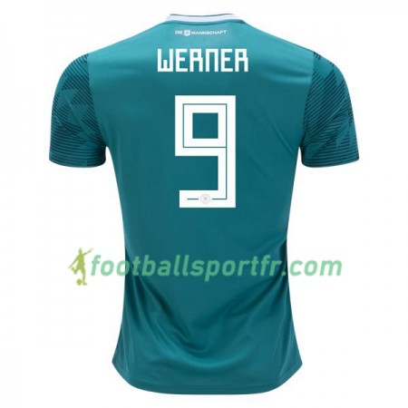 Tenue Allemagne Werner 9 Exterieur Coupe du monde 2018 Maillot de Foot